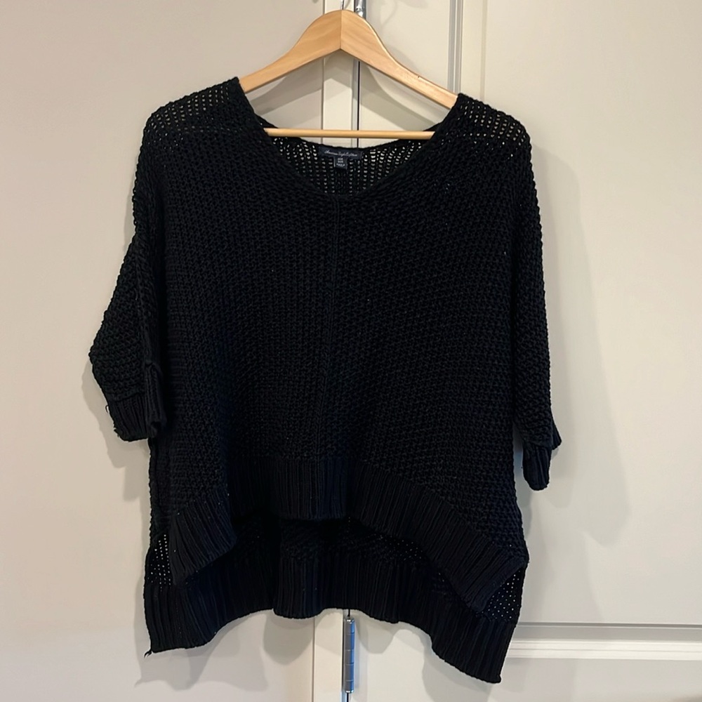 American Eagle Black Sweater Knit